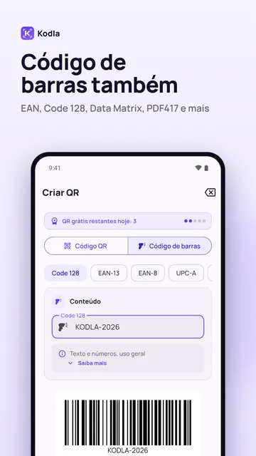 Captura de tela do Kodla